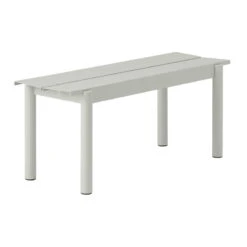 Muuto Linear Steel Bench, 110 Cm, Grey