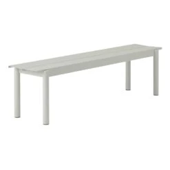 Muuto Linear Steel Bench, 170 Cm, Grey