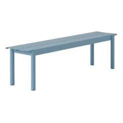 Muuto Linear Steel Bench, 170 Cm, Pale Blue