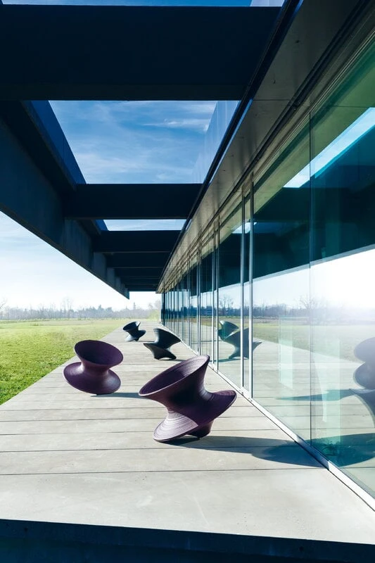 Magis Spun Chair, Dark Purple - Image 2