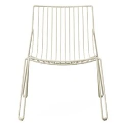 Massproductions Tio Lounge Chair, Ivory
