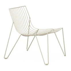Massproductions Tio Lounge Chair, Ivory -Garden Furniture Store Massproductions TioEasyChair ivory 4