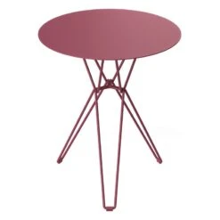 Massproductions Tio Table, 60 Cm, High, Burgundy