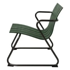 Mater Ocean OC2 Lounge Chair, Green -Garden Furniture Store Mater 09334 OceanOC2 LoungeChair Packshot Side