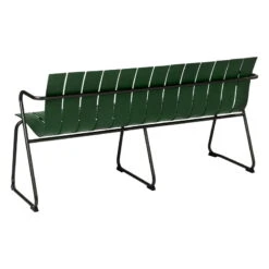 Mater Ocean OC2 Bench, Green -Garden Furniture Store Mater 09354 OceanOC2 Bench Packshot Back