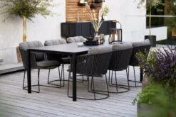 Cane-line Lightlux Lantern With Teak Handle, XS, Lava Grey 7 Cane-line Lightlux Lantern With Teak Handle, XS, Lava Grey -Garden Furniture Store Moments chair pure table