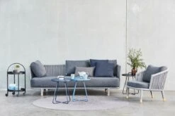 Cane-line Divine Cushion, 50 X 50 X 12 Cm, Grey -Garden Furniture Store Moments 3 seater sofa Y25 grey fabric 5