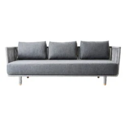 Cane-line Moments 3-seater Sofa, Grey -Garden Furniture Store Moments sofa grey