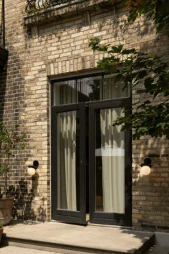 Nuura Liila Outdoor Wall Lamp, Black - Opal White -Garden Furniture Store NUURA outdoor3152