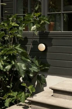 Nuura Liila 1 Outdoor Wall/ceiling Lamp, Black - Opal White -Garden Furniture Store NUURA outdoor3181