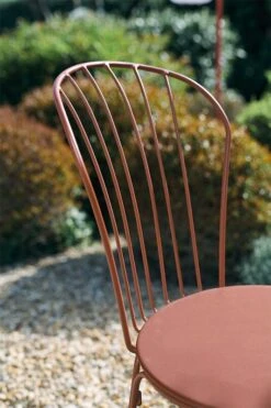 Fermob Opéra+ Chair, Chili -Garden Furniture Store OPERA OCRE ROUGE MAILLANE BCJ2020 SEBASTIEN EROME 1