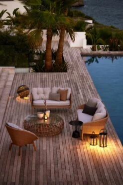 Cane-line Ocean 3-seater Sofa, Large, Natural - White Grey 8 Cane-line Ocean 3-seater Sofa, Large, Natural - White Grey -Garden Furniture Store Ocean lounge peacock lounge chair 1