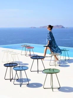 Cane-line On-the-move Table, Small, Black -Garden Furniture Store On the move sidetabels model 1 f7