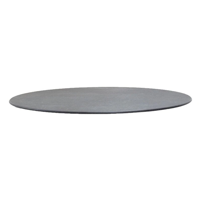Cane-line Twist Coffee Table, Diam. 90 Cm, Lava Grey - Fossil Black 2 Cane-line Twist Coffee Table, Diam. 90 Cm, Lava Grey - Fossil Black - Image 2