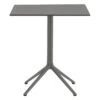 Pedrali Elliot 5475 Table, 80 X 80 Cm, Anthracite