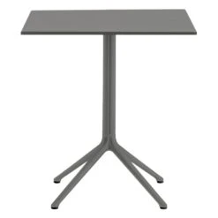 Pedrali Elliot 5475 Table, 80 X 80 Cm, Anthracite