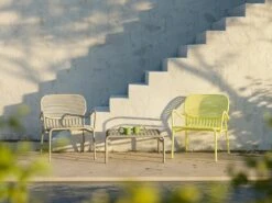 Petite Friture Week-end Coffee Table, Dune -Garden Furniture Store PF 2023 OUTDOOR 2D VICTOR ROUSSEL WeekEnd Escalier 4K 1