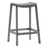 Pedrali Dome 267 Bar Stool, 65 Cm, Anthracite