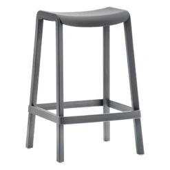 Pedrali Dome 267 Bar Stool, 65 Cm, Anthracite