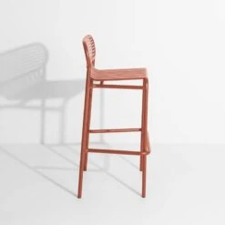 Petite Friture Week-end High Stool, Terracotta -Garden Furniture Store Petite Friture M0740913 week end high stool terracotta PF 1