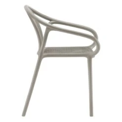Pedrali Remind 3735r Armchair, Recycled Plastic, Grey -Garden Furniture Store Remind 3735 RG 2