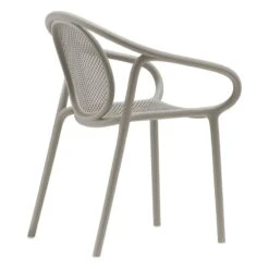 Pedrali Remind 3735r Armchair, Recycled Plastic, Grey -Garden Furniture Store Remind 3735 RG 4