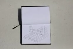 Vaarnii 013 Osa Outdoor Bench, 270 Cm, Pine 9 Vaarnii 013 Osa Outdoor Bench, 270 Cm, Pine -Garden Furniture Store Sketch by Henrik Tjaerby 2