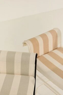 GUBI Tropique Chair, Classic Black - Leslie Stripe 40 -Garden Furniture Store Tropique 8 1