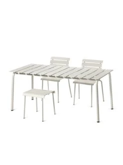 Valerie_objects Aligned Chair, Off-white -Garden Furniture Store V9021323s1 1