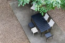 Valerie_objects Aligned Dining Table, 170 X 85 Cm, Black -Garden Furniture Store VO21 MAARTENBAAS ALIGNED OUTDOOR 4