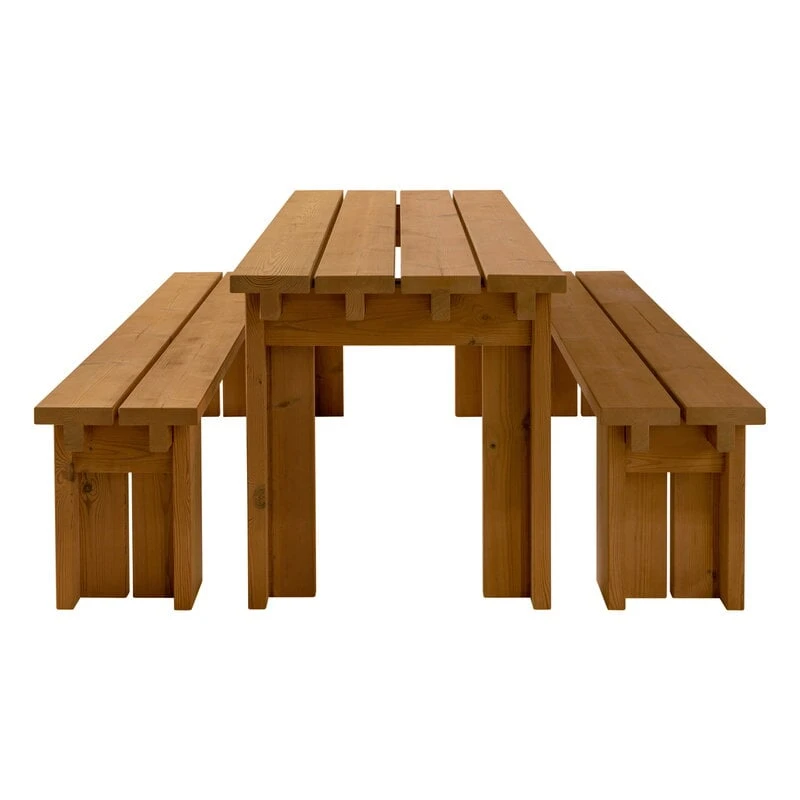 Vaarnii 013 Osa Outdoor Dining Table, 182 Cm, Pine 4 Vaarnii 013 Osa Outdoor Dining Table, 182 Cm, Pine - Image 4