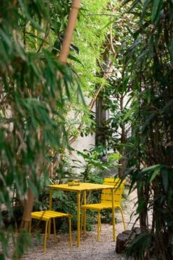 Valerie_objects Aligned Side Table / Stool, Yellow -Garden Furniture Store ValerieObjects MaartenBaas 050 HR