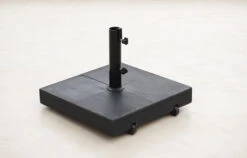 Cane-line Sunshade Parasol Base With Wheels, Black -Garden Furniture Store accesories 64 F