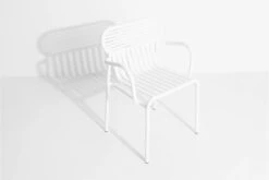 Petite Friture Week-end Bridge Chair, White -Garden Furniture Store bridge by 2 week end 281029