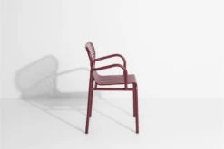 Petite Friture Week-end Bridge Chair, Burgundy -Garden Furniture Store bridge by 2 week end 281229