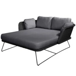 Cane-line Horizon Daybed, Black - Grey