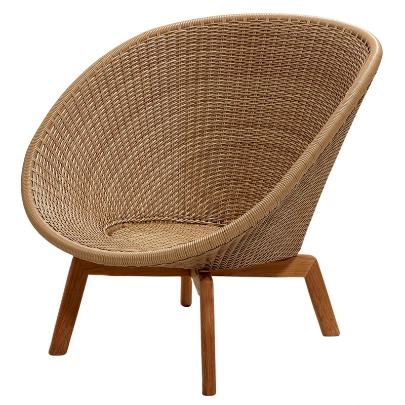 Cane-line Peacock Lounge Chair, Teak - Light Natural 1 Cane-line Peacock Lounge Chair, Teak - Light Natural