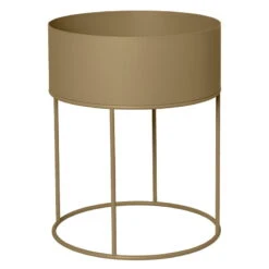 Ferm LIVING Plant Box, Round, Olive