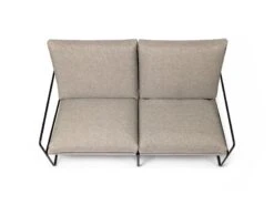 Ferm LIVING Desert 2-seater Sofa, Black - Dark Sand Dolce -Garden Furniture Store fermLIVING SS22 DesertSofa 2seater BlackDarkSand 1104265434 pack 5