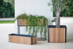 Cane-line Combine Planter, Square -Garden Furniture Store flowerbox 3 28229 28129