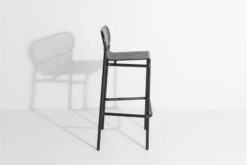 Petite Friture Week-end High Stool, Black -Garden Furniture Store high stool 28329