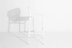 Petite Friture Week-end High Stool, White -Garden Furniture Store high stool 28629