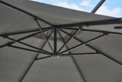 Cane-line Hyde Luxe Parasol, With Tilt, Anthracite - Concrete -Garden Furniture Store hyde 7
