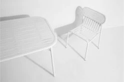 Petite Friture Week-end Chair, White -Garden Furniture Store medium rectangular table week end 28729