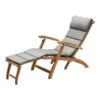 Skagerak Barriere Deck Chair Cushion, Ash